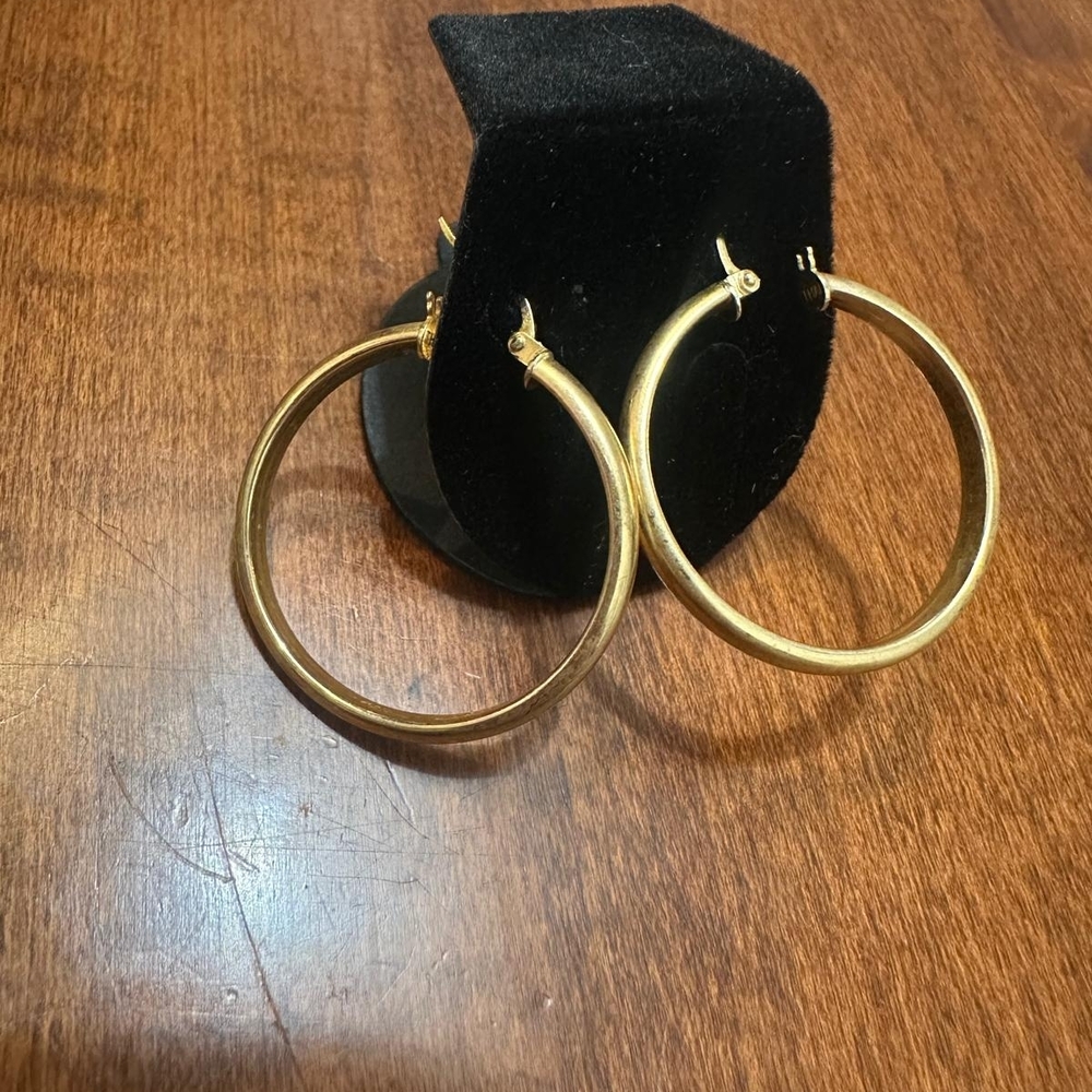 Classic Gold Hoop Earrings